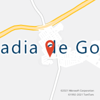 Mapa com localização da Agência AC ABADIA DE GOIAS