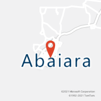 Mapa com localização da Agência AC ABAIARA