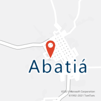 Mapa com localização da Agência AC ABATIA
