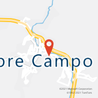 Mapa com localização da Agência AC ABRE CAMPO