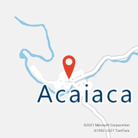 Mapa com localização da Agência AC ACAIACA