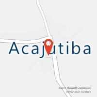 Mapa com localização da Agência AC ACAJUTIBA
