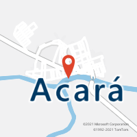 Mapa com localização da Agência AC ACARA