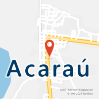 Mapa com localização da Agência AC ACARAU