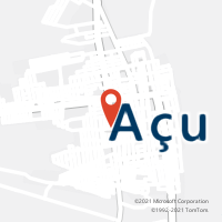 Mapa com localização da Agência AC ACU