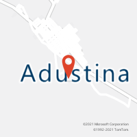 Mapa com localização da Agência AC ADUSTINA