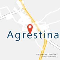 Mapa com localização da Agência AC AGRESTINA