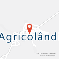 Mapa com localização da Agência AC AGRICOLANDIA