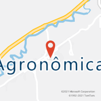 Mapa com localização da Agência AC AGRONOMICA