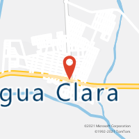 Mapa com localização da Agência AC AGUA CLARA