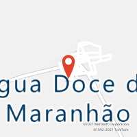 Mapa com localização da Agência AC AGUA DOCE DO MARANHAO
