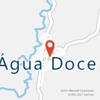 Mapa com localização da Agência AC AGUA DOCE