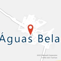 Mapa com localização da Agência AC AGUAS BELAS