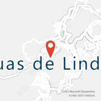 Mapa com localização da Agência AC AGUAS DE LINDOIA