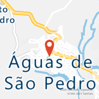 Mapa com localização da Agência AC AGUAS DE SAO PEDRO