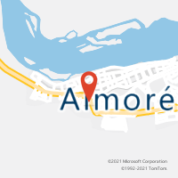 Mapa com localização da Agência AC AIMORES