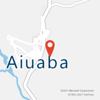 Mapa com localização da Agência AC AIUABA