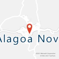 Mapa com localização da Agência AC ALAGOA NOVA