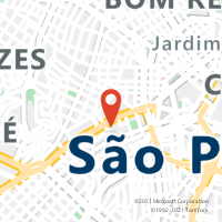 Mapa com localização da Agência AC ALAMEDA SANTOS