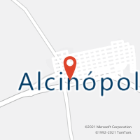Mapa com localização da Agência AC ALCINOPOLIS