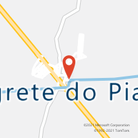 Mapa com localização da Agência AC ALEGRETE DO PIAUI