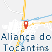 Mapa com localização da Agência AC ALIANCA DO TOCANTINS