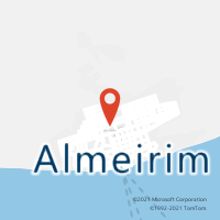 Mapa com localização da Agência AC ALMEIRIM