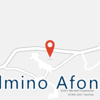 Mapa com localização da Agência AC ALMINO AFONSO