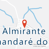 Mapa com localização da Agência AC ALMIRANTE TAMANDARE DO SUL