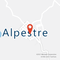 Mapa com localização da Agência AC ALPESTRE