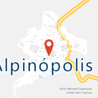 Mapa com localização da Agência AC ALPINOPOLIS