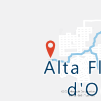 Mapa com localização da Agência AC ALTA FLORESTA DO OESTE