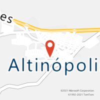 Mapa com localização da Agência AC ALTINOPOLIS