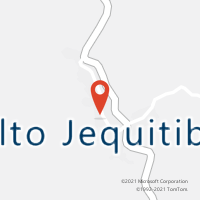 Mapa com localização da Agência AC ALTO JEQUITIBA