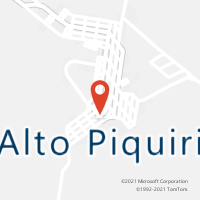 Mapa com localização da Agência AC ALTO PIQUIRI