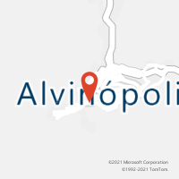 Mapa com localização da Agência AC ALVINOPOLIS