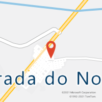 Mapa com localização da Agência AC ALVORADA DO NORTE