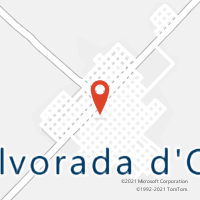 Mapa com localização da Agência AC ALVORADA DO OESTE