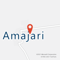 Mapa com localização da Agência AC AMAJARI