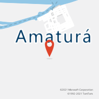 Mapa com localização da Agência AC AMATURA