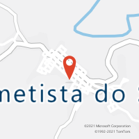 Mapa com localização da Agência AC AMETISTA DO SUL