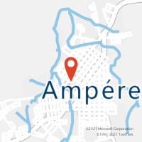 Mapa com localização da Agência AC AMPERE