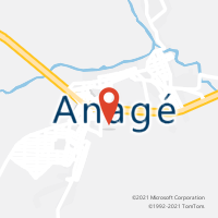 Mapa com localização da Agência AC ANAGE