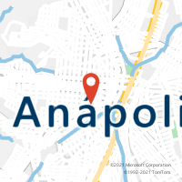 Mapa com localização da Agência AC ANAPOLIS