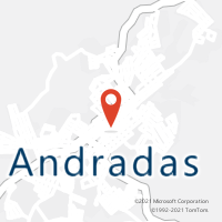 Mapa com localização da Agência AC ANDRADAS
