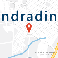 Mapa com localização da Agência AC ANDRADINA