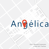 Mapa com localização da Agência AC ANGELICA