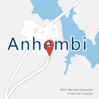 Mapa com localização da Agência AC ANHEMBI