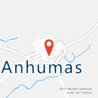Mapa com localização da Agência AC ANHUMAS
