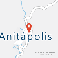 Mapa com localização da Agência AC ANITAPOLIS